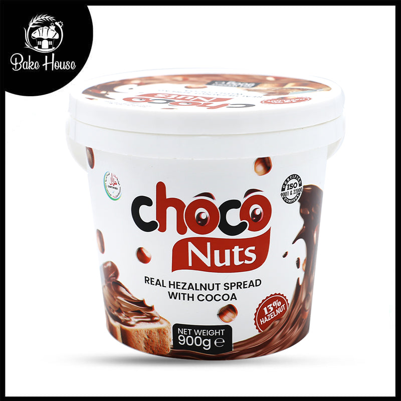 Milkyz Food Choco Nuts Real 13% Hazelnut Spread With Cocoa 900g Free Delivery All Over Pakistan