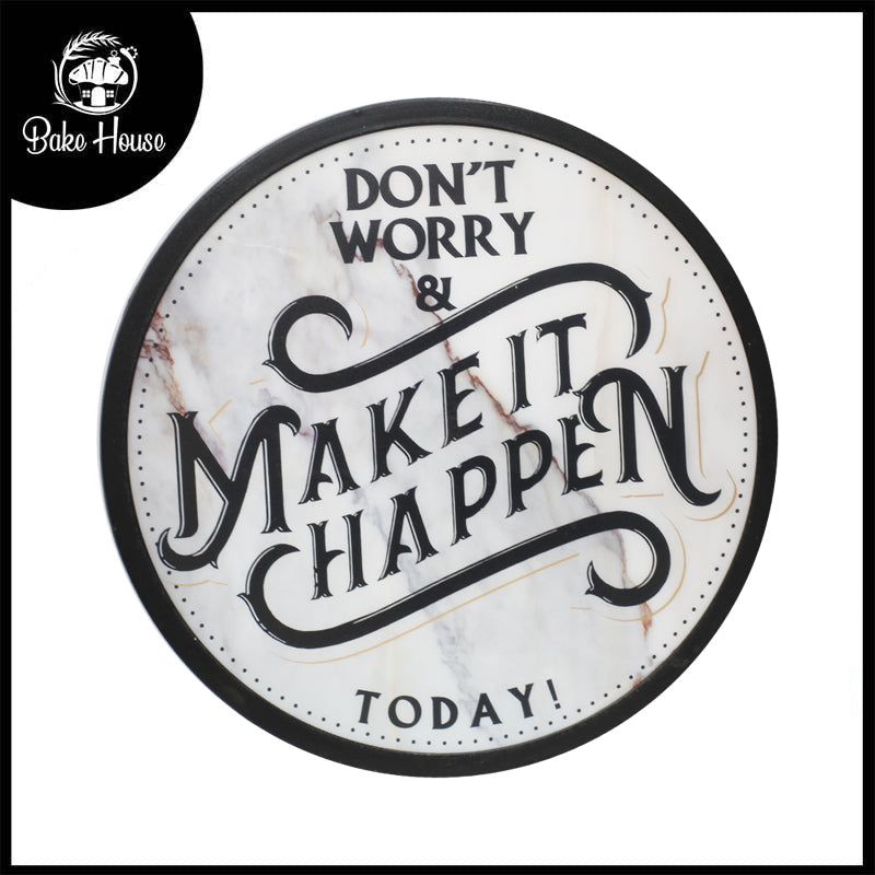 Make It Happy Wooden Turntable 30.5cm