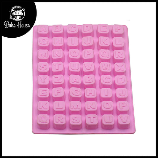 A To Z Alphabets Silicone Mold 48 Cavity
