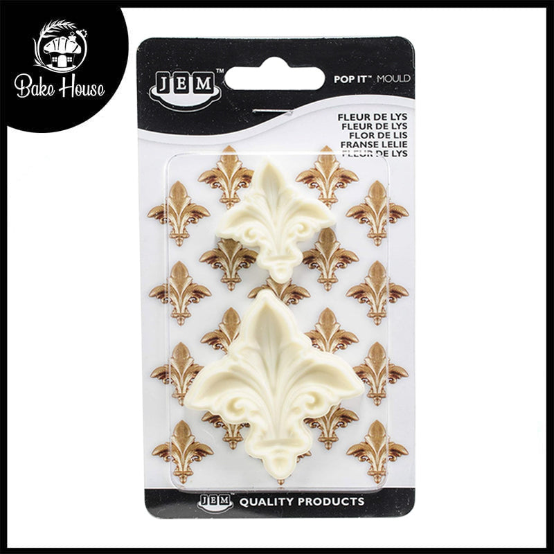 Fleur De Lys Cookie Cutter 2Pcs Set