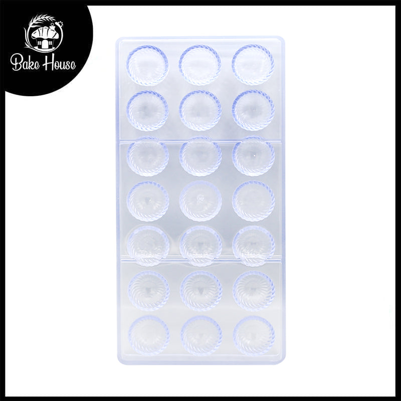 Round Diamond Ball Acrylic Chocolate & Candy Mold 21 Cavity