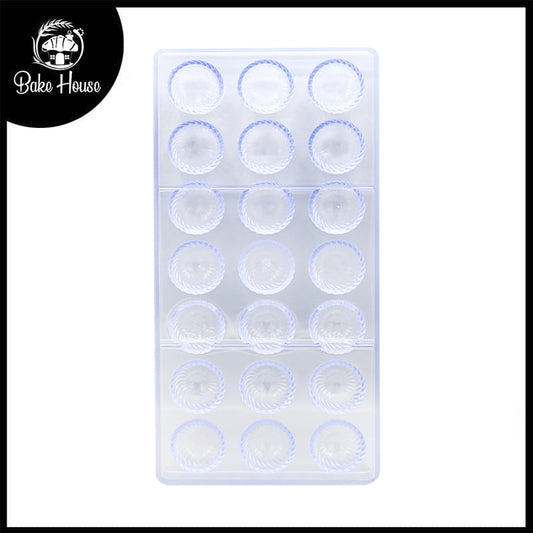 Round Diamond Ball Acrylic Chocolate & Candy Mold 21 Cavity