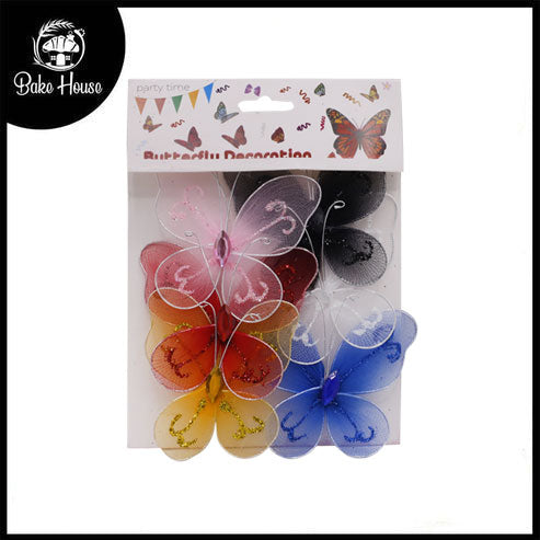 Wall Decoration Fairy Butterfly 6Pcs Set