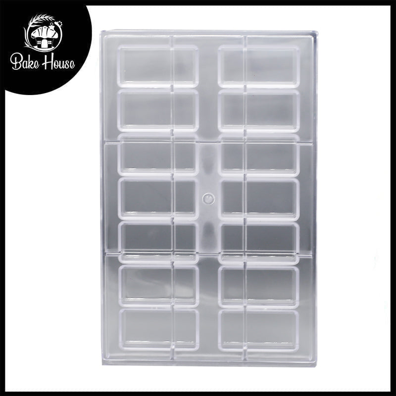 Acrylic Chocolate Block Mold 14 Cavity