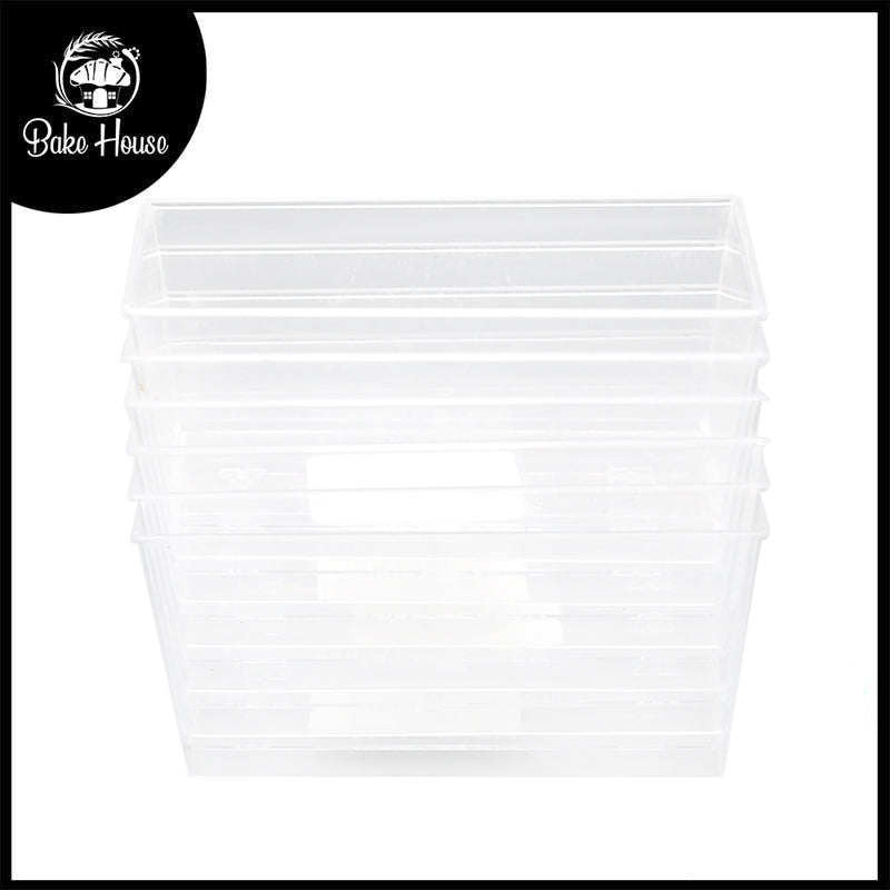 Short Glass 6 Pcs Set Rectangle