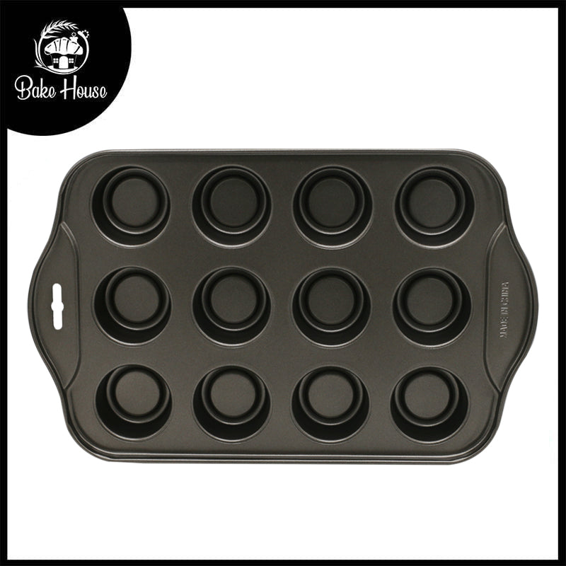 Round Shape Mini Cheese Cake Pan 12 Cavity Non Stick