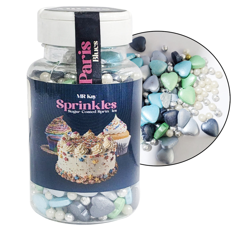 MR Kay Paris Blue - Pearls & Heart (Mix Size) – 90g Jar