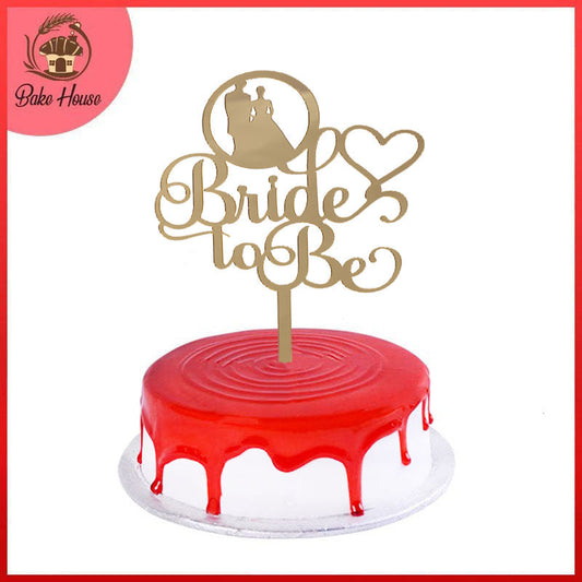 Bride To Be Cake Topper (Design 01)