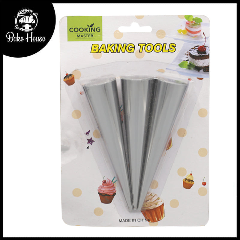 Cream Roll Mold Stainless Steel 3Pcs Set