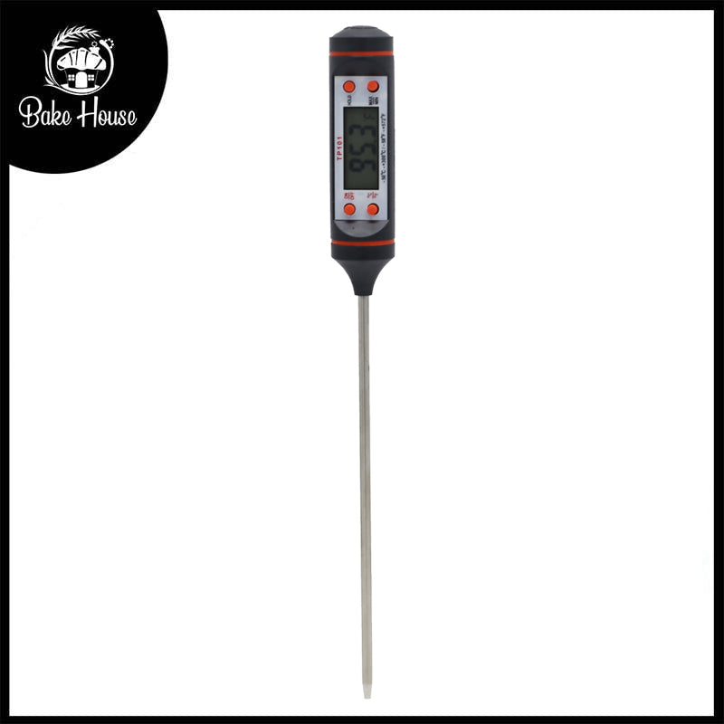 Digital Food Kitchen Thermometer with Plastic Box (TP-101)