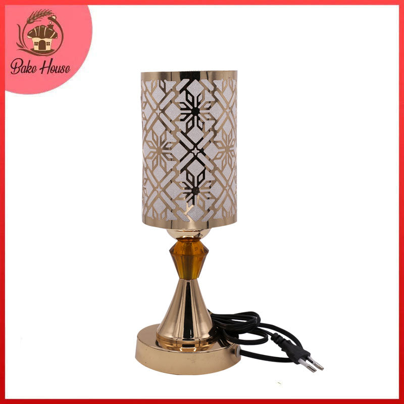 Snowflake Pattern 3 Colors Changing Side Table lamp 9cm