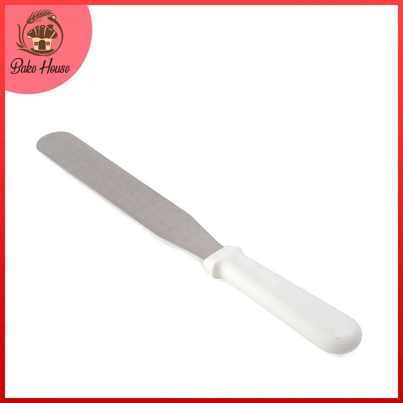 Cake Palette Knife Steel With White Plastic Handle 10 inch Bake House