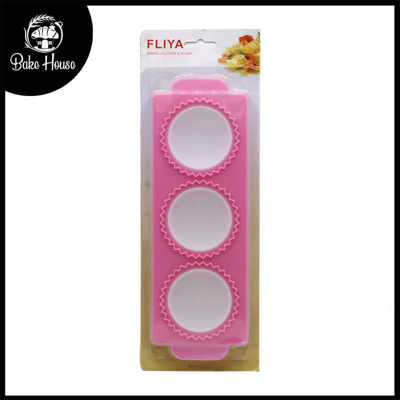 Fliya Round Cutter And Stamp 3 Cavity