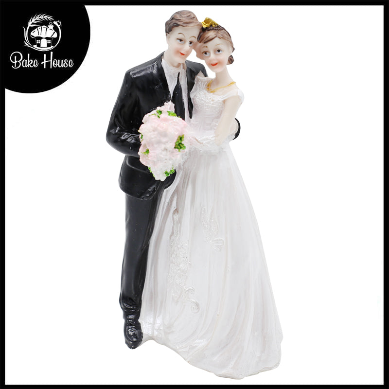 Bride And Groom Wedding Shoot Cake Topper