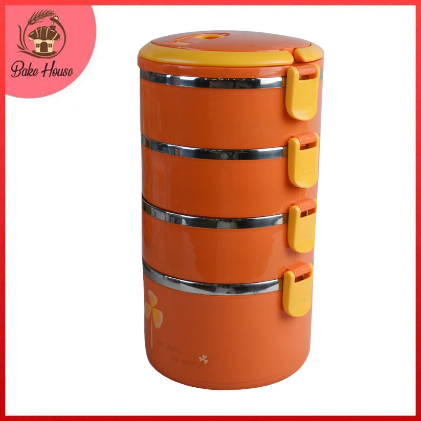 Stainless Steel Lunch Box 4 Layers
