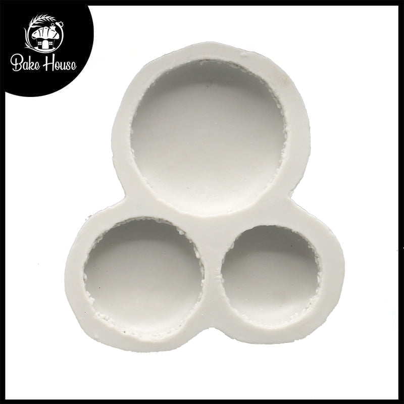 Macaron Silicone Fondant Mold 3 Cavity