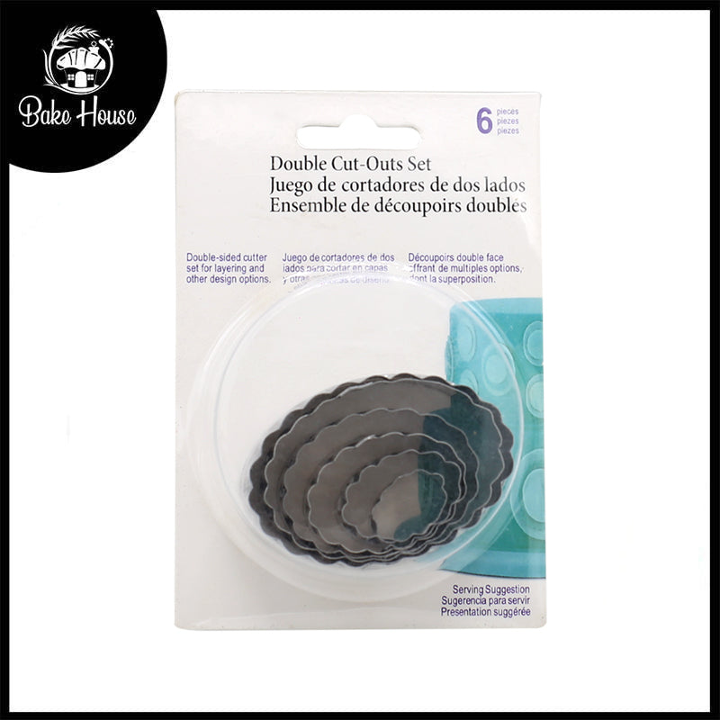 Curved Oval Shape Cookie Cutter 6Pcs Set