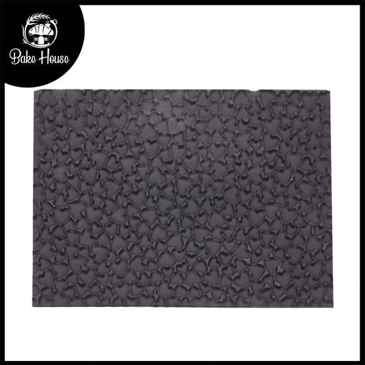 Fondant Imprint Silicone Mat Heart Texture Design
