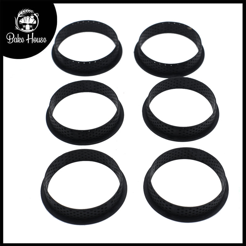 Round Tart Ringt 6pcs Set Plastic