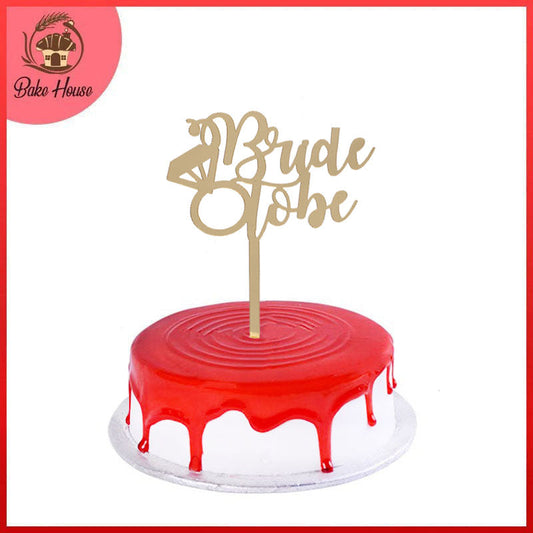 Bride To Be Cake Topper (Design 02)