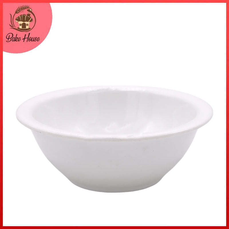 Melamine Serving Bowl White Large