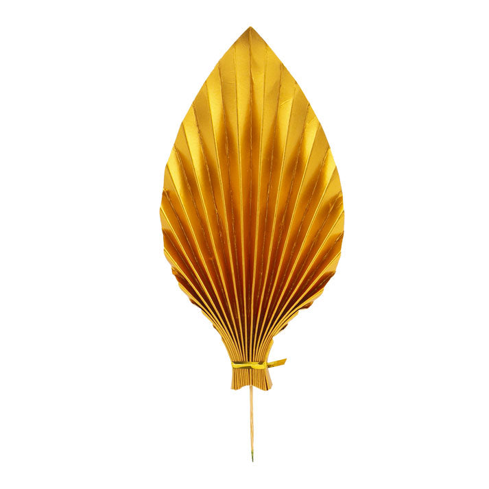 Palm Leave Golden Cake Topper