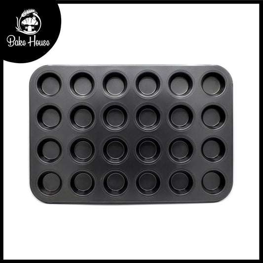 Mini One Bite Muffin Tray Non Stick 24 Cavity
