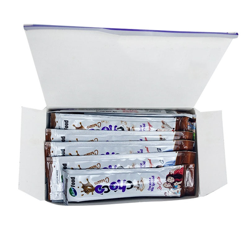 Milkyz Food Choco Cream Chocolate Milk Spread 8g Sachet 24 Pcs Box