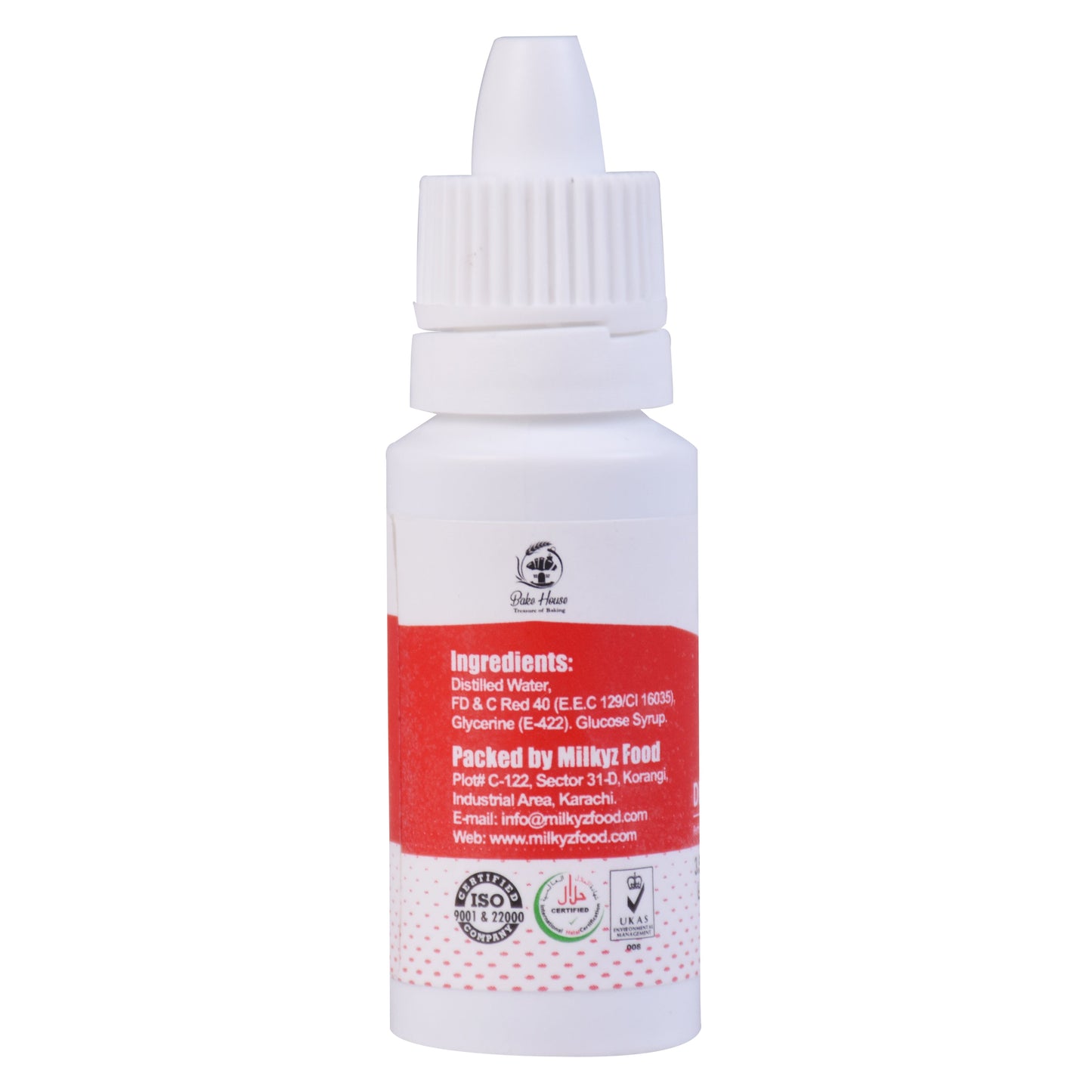 Milkyz Food Liquid Food Color Deep Red Velvet 18ML Dropper Bottle