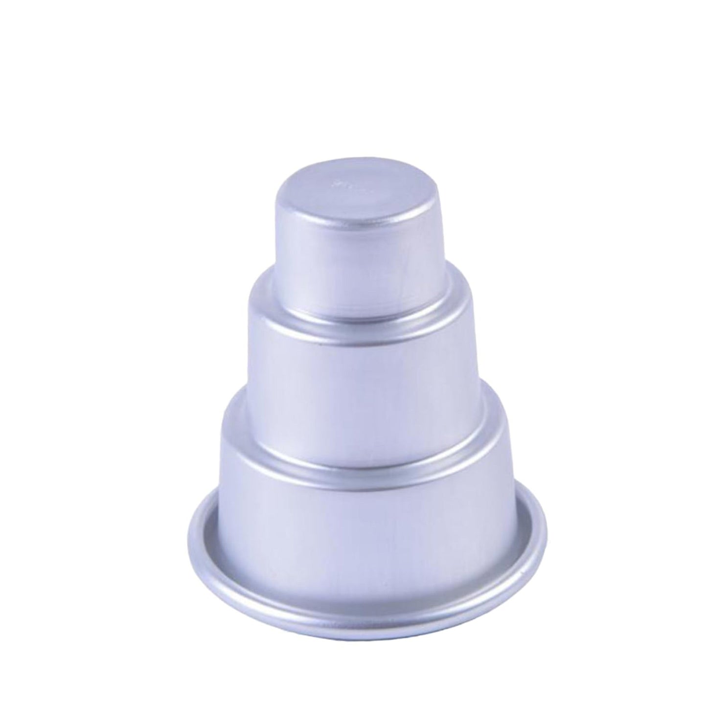 Mini 3 Tier Cake Shape Baking Mold Aluminium Small 6.5cm