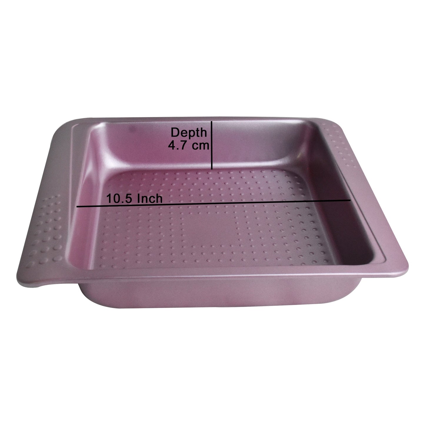 Non Stick Pink Square Baking Pan 8Inch