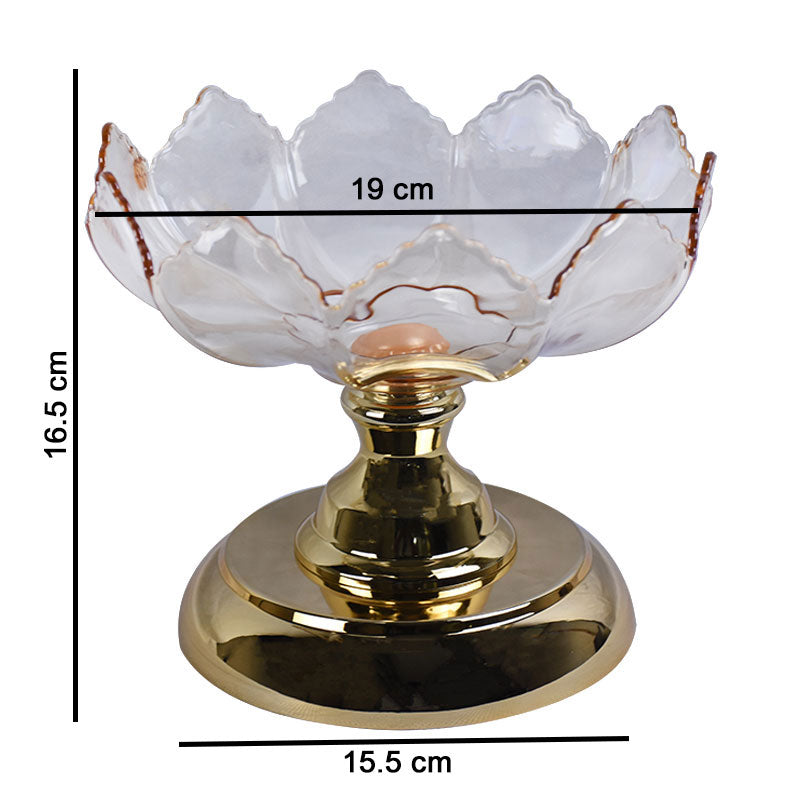 Ornamental Plastic Fruit Plate And Candy Bowl Centrepiece