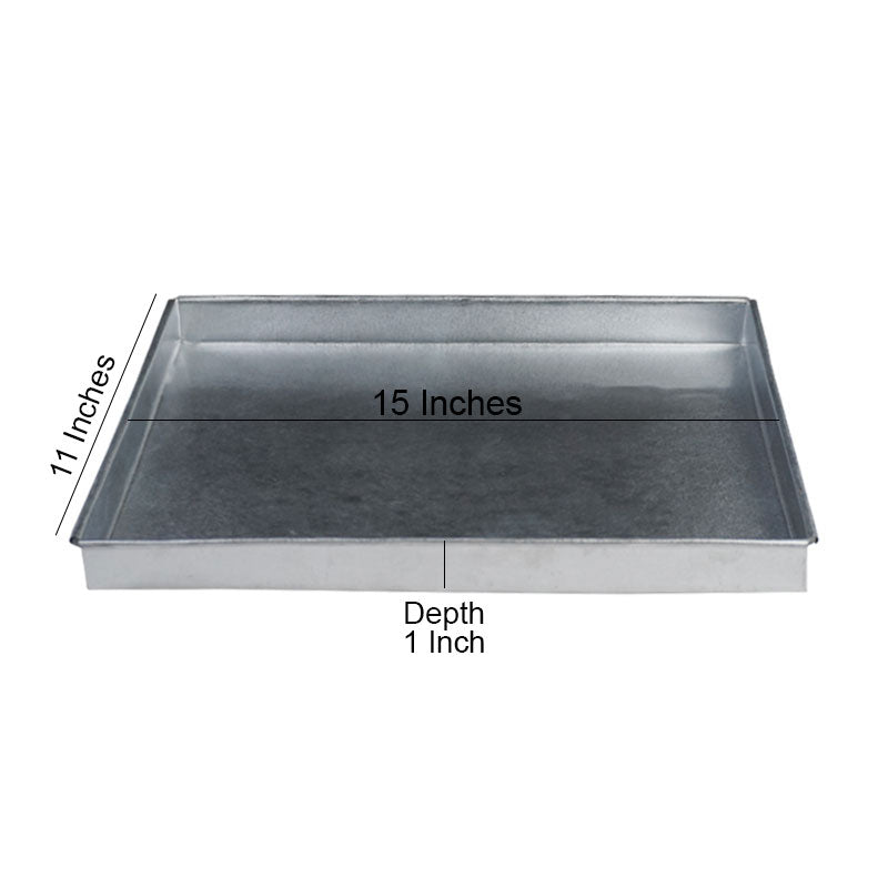 Swiss Roll Baking Tray Rectangle 11 X 15 Inch Galvanized Steel