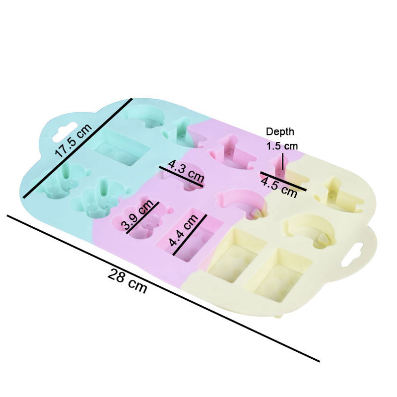 Big Size Toys Theme Silicone Chocolate And Candy Mold 15 Cavity