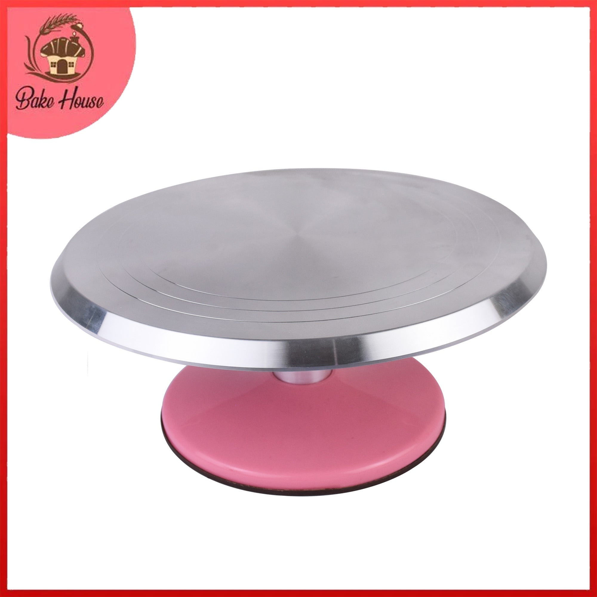 Aluminium Cake Rotating Turntable 31cm Bake House The Baking Treasure