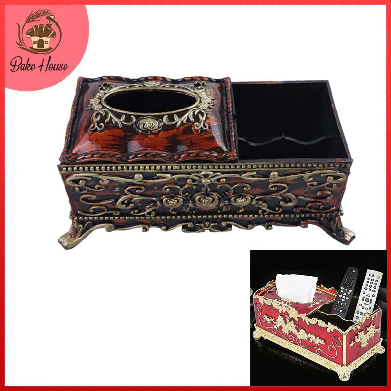 Tissues And Household Accessories Holding Plastic Box 3 Portions