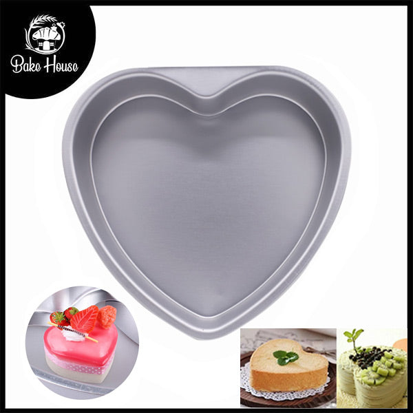 Heart Cake Baking Mold Aluminium 3.3 Inch