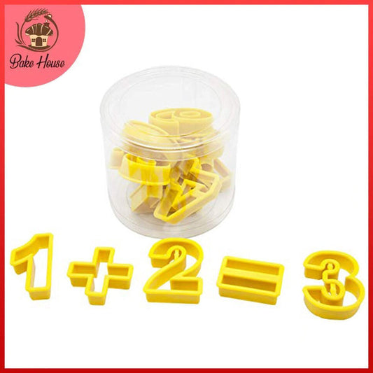 0 To 9 Big Number Cutter Set Plastic With Transparent Box