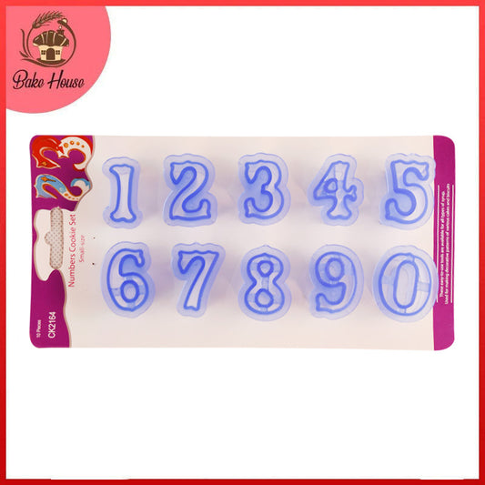 0 To 9 Number Fondant & Cookie Cutter Set