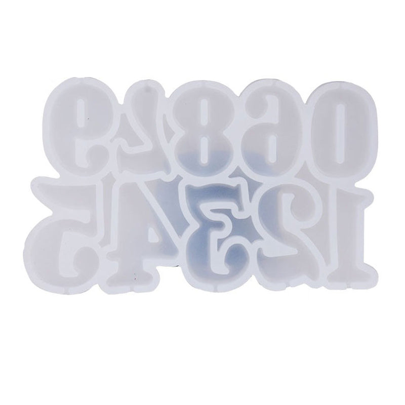 0 To 9 Numbers Silicone Lollipop Mold