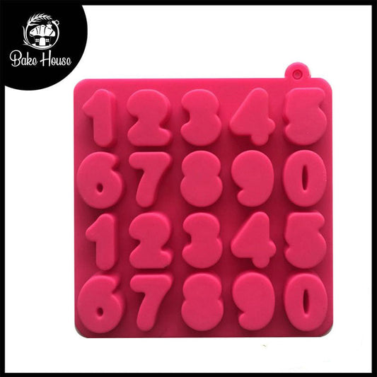 0 to 9 Bubble Numbers Chocolate Mold