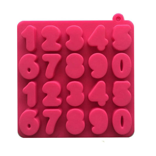 0 to 9 Bubble Numbers Chocolate Mold