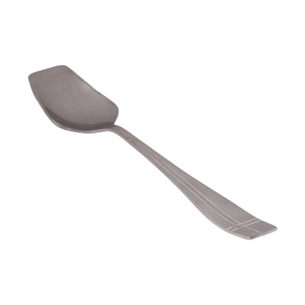 Check Pattern Stainless Steel Dessert Spoon 4Pcs Set