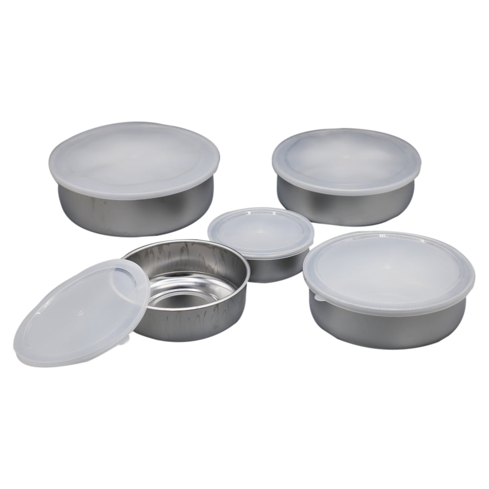 Stainless Steel Bowl 5Pcs Set (10,12,14,16,18 CM)