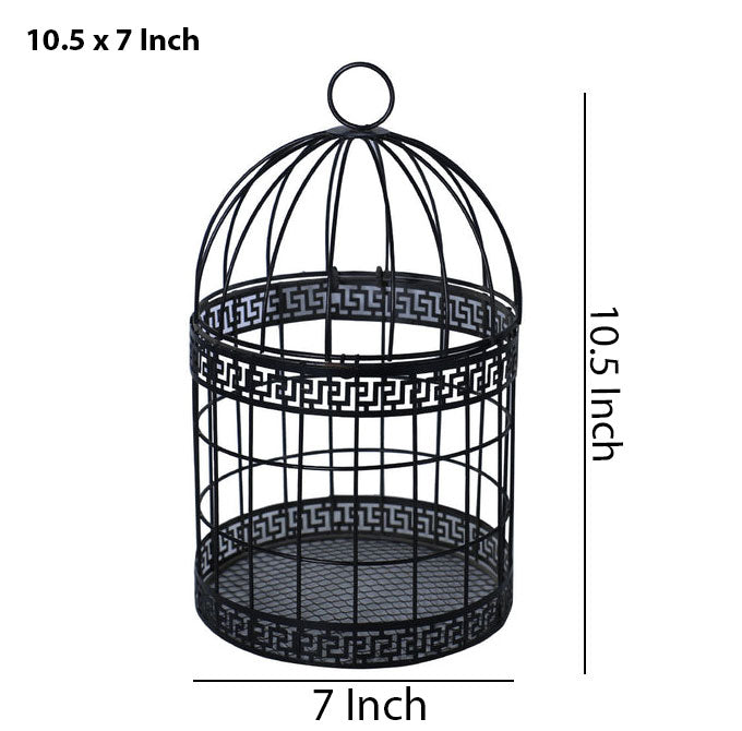 Bird Cage 3pcs Set Black