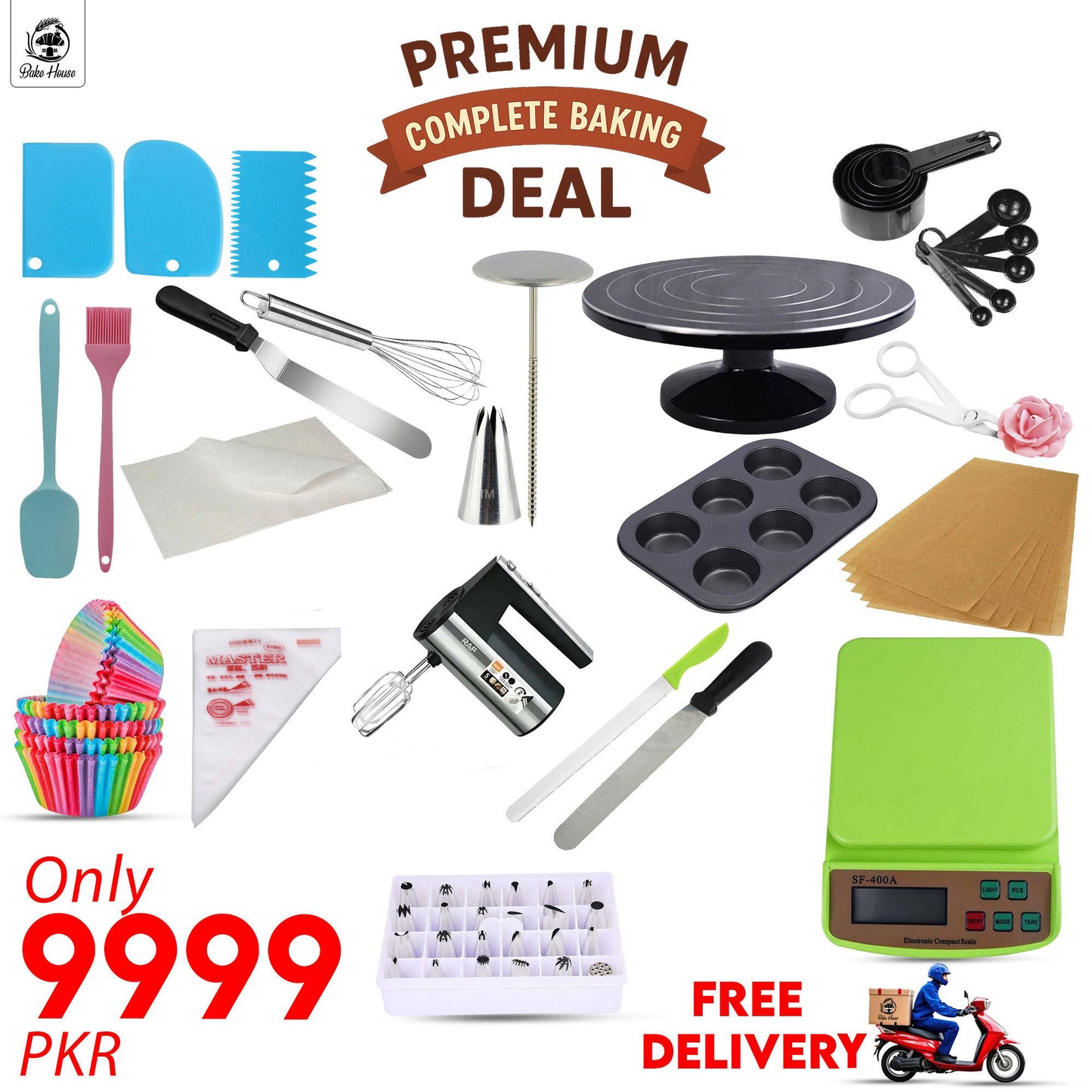 Premium Complete Baking Deal Free Delivery All Over Pakistan