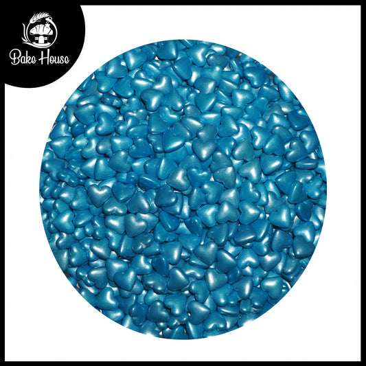 Bake House Ocean Blue Heart Sprinkles