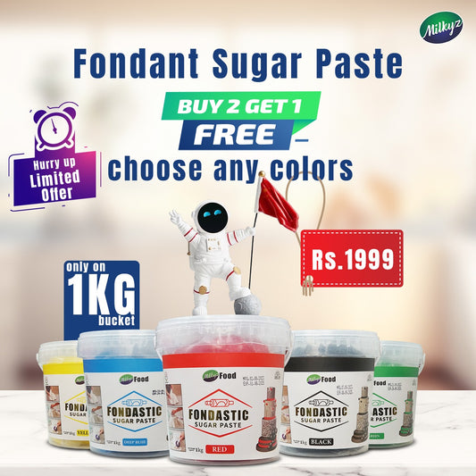 Milkyz Food Fondastic Fondant Buy 2KG Get 1KG Deal