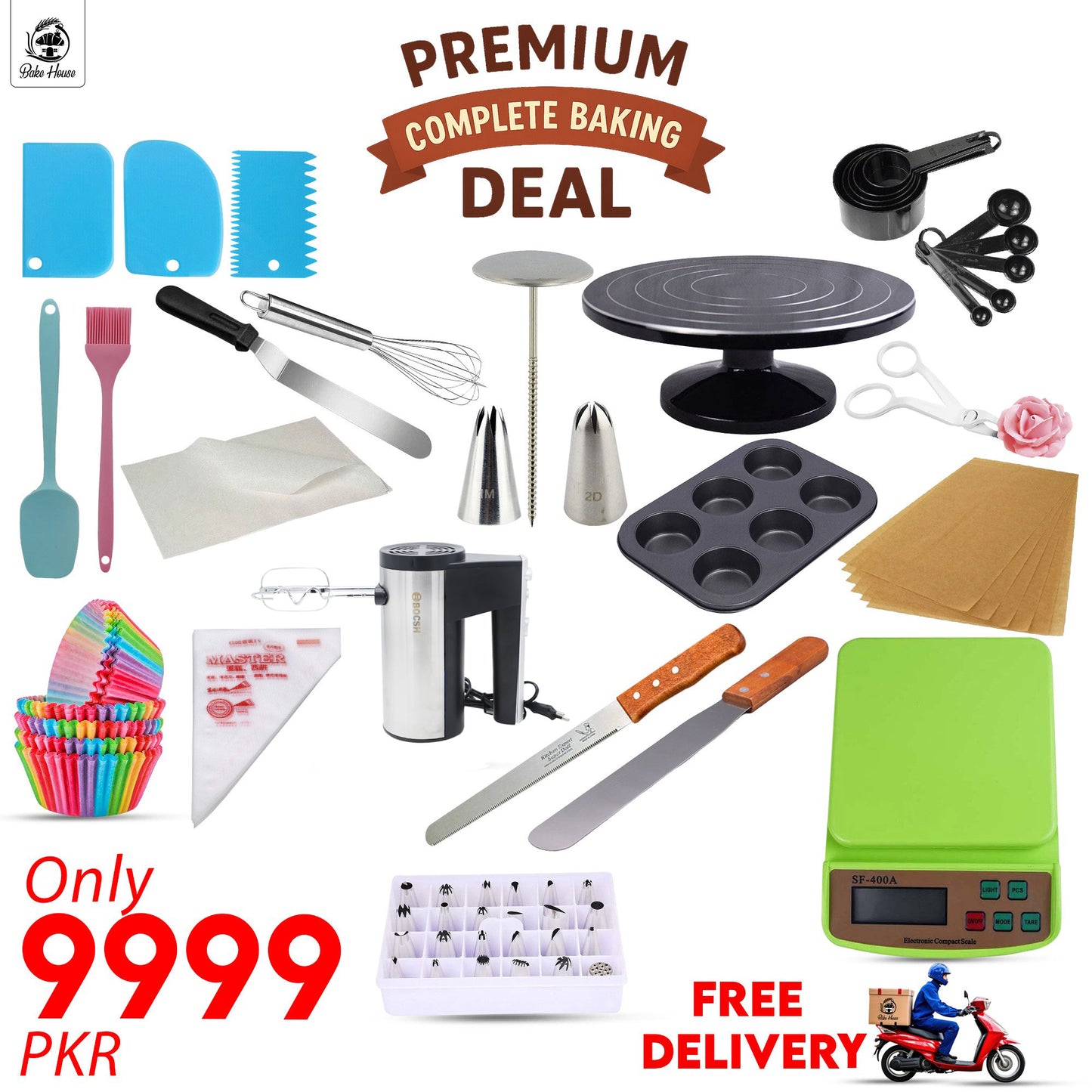 Premium Complete Baking Deal Free Delivery All Over Pakistan