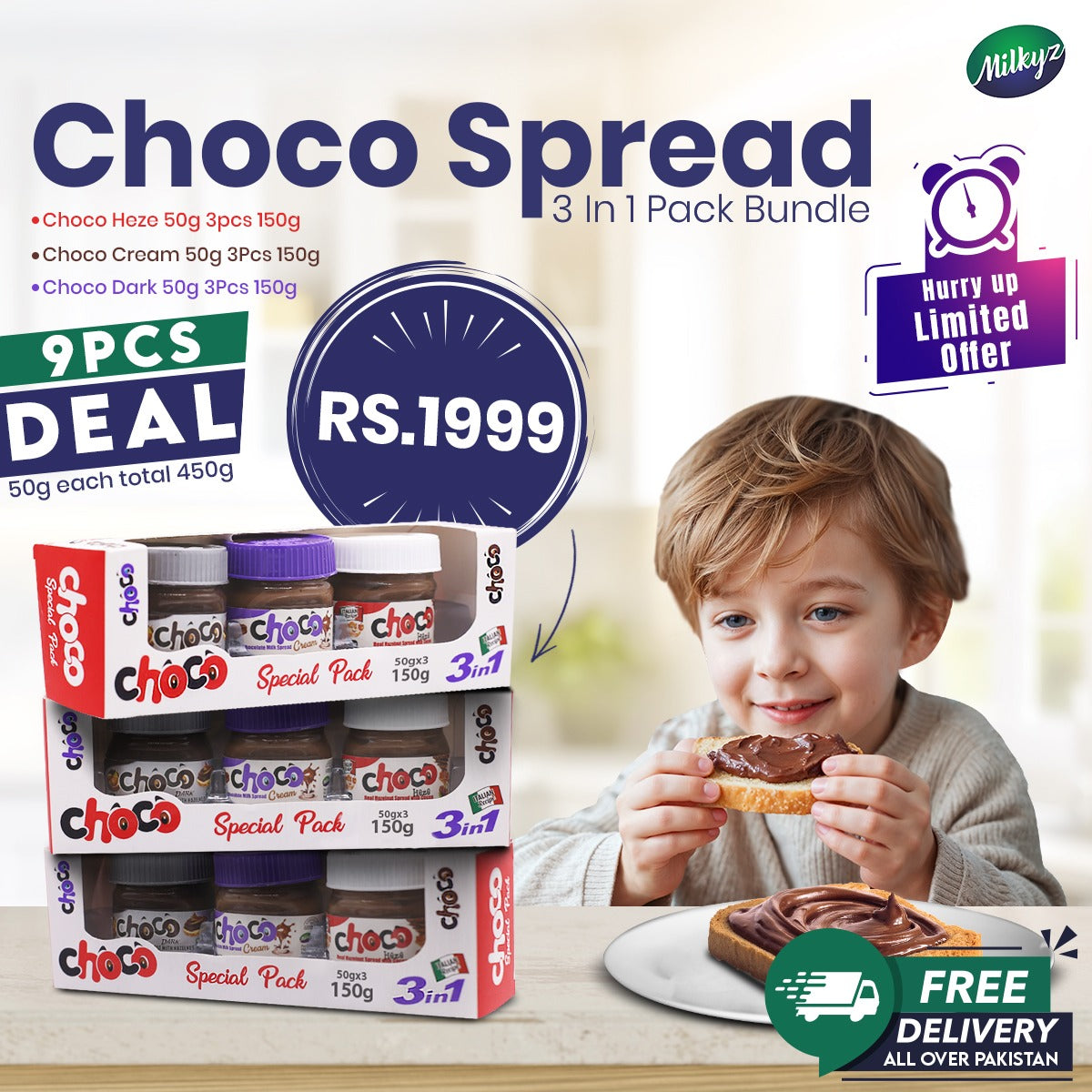 Special Choco Gift Pack 50g 9Pcs Deal Free Delivery All Pakistan